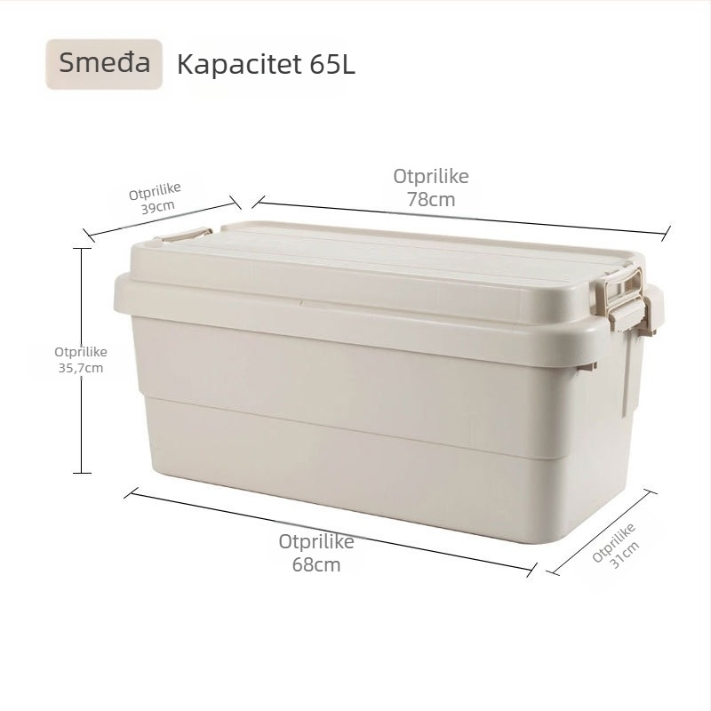 Kutija za pohranu u automobilu, prijenosna, višenamjenski organizator s preklopnim poklopcem