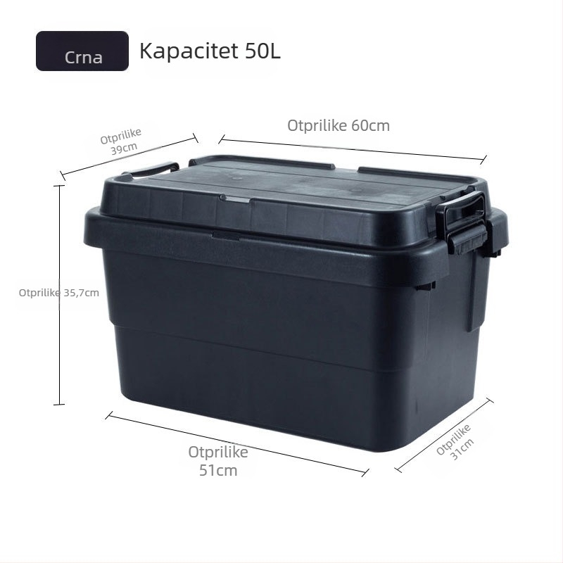 Kutija za pohranu u automobilu, prijenosna, višenamjenski organizator s preklopnim poklopcem