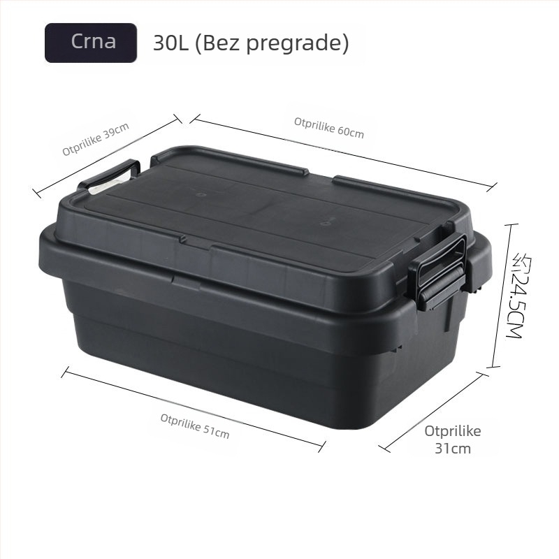 Kutija za pohranu u automobilu, prijenosna, višenamjenski organizator s preklopnim poklopcem