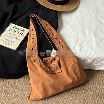 Bubulianpin velur torbica za rame s magnetskim zatvaranjem, džep za telefon, pamučna podstava, vodoravni pravokutni oblik