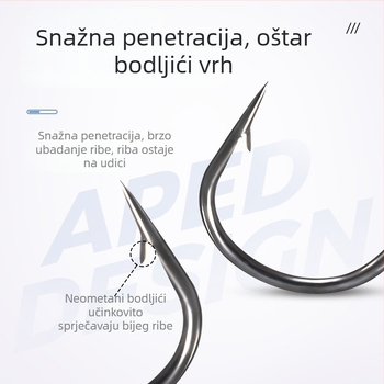 Huizhu kuka s olovnom glavom, ojačan, s bodom, 50 komada