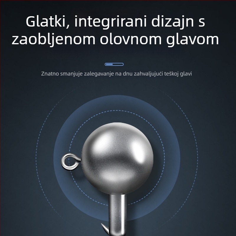 Huizhu kuka s olovnom glavom, ojačan, s bodom, 50 komada