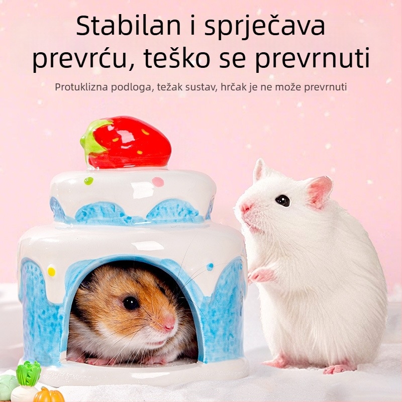 Keramičko gnijezdo za hamstera, ljetno hlađenje (Materijal: keramika; Marka: Weibi; Namijenjeno: hamster; Sezona: opća)