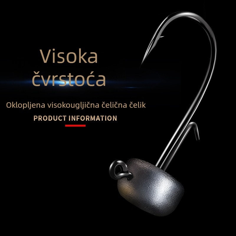 Kuka s olovnom glavom, s bodljom, veličina 2, paket 1000 komada