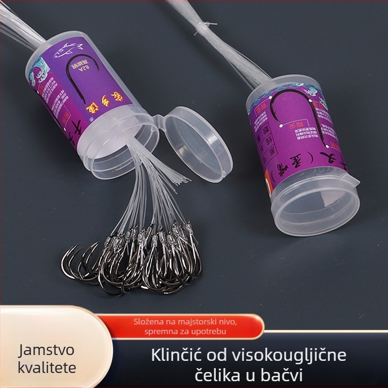 Hometown Fishing Jednostruki udica bez bodlja za morski ribolov na stijenskom obalju