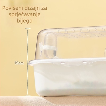Plastični grijani kavez za hamstere, Flower Season marka, četverosezonski dizajn, ovlaštena privatna marka