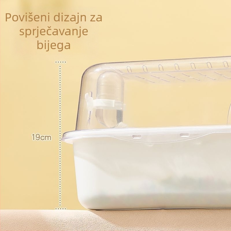 Plastični grijani kavez za hamstere, Flower Season marka, četverosezonski dizajn, ovlaštena privatna marka