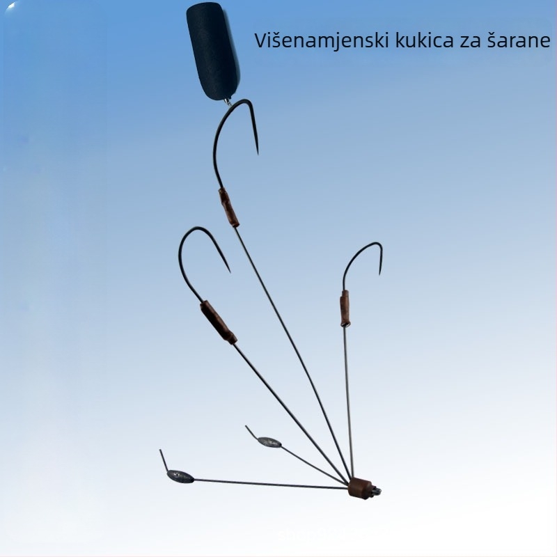 Blade udica za ribolov s trozubim dizajnom, oštra, za riječnu ribolov