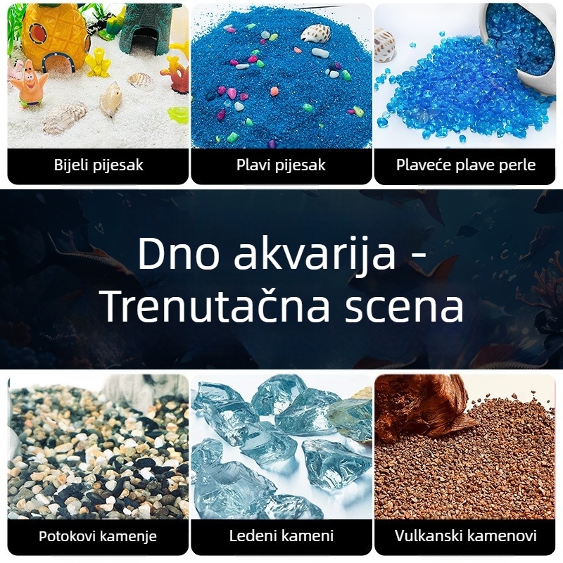 Jingsen Akvaskaping donji pijesak, 1000 g, 1 komad u kutiji, Podrijetlo: Šangaj