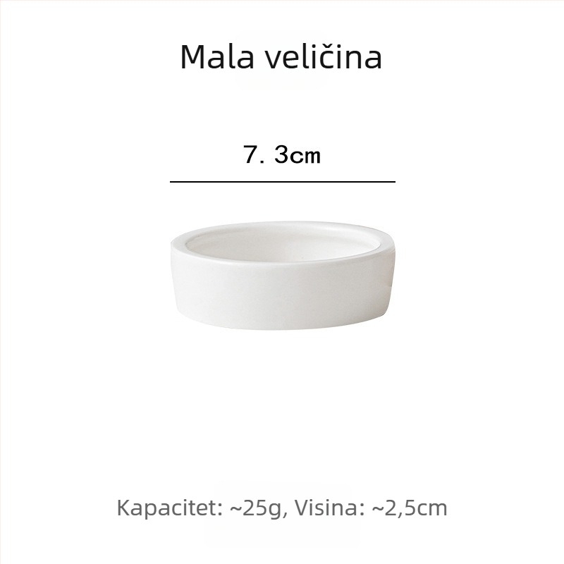 Keramička posuda za hranu papiga, za mlade ptice, otporna na prolijevanje, otporna na udarce, pribor za kavez