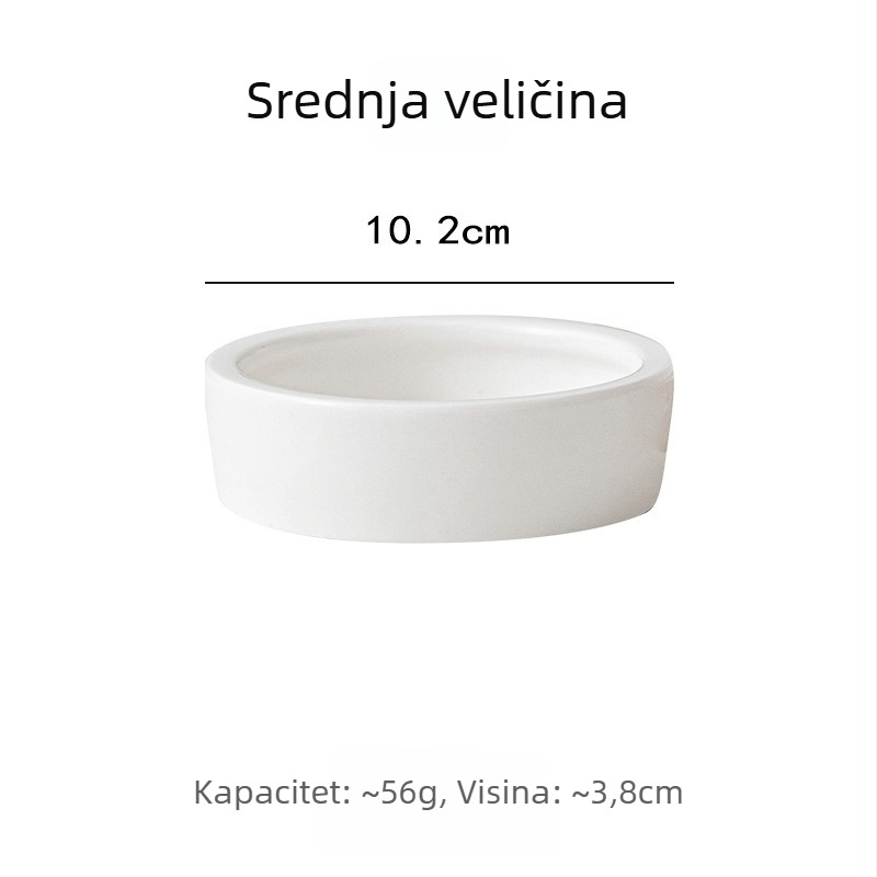 Keramička posuda za hranu papiga, za mlade ptice, otporna na prolijevanje, otporna na udarce, pribor za kavez