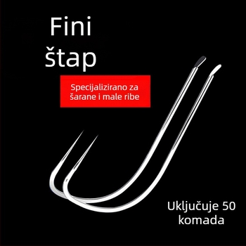 Guole udica za ribolov s bodljom, set od 5 udica, 1000 komada, za ribolov u potoku
