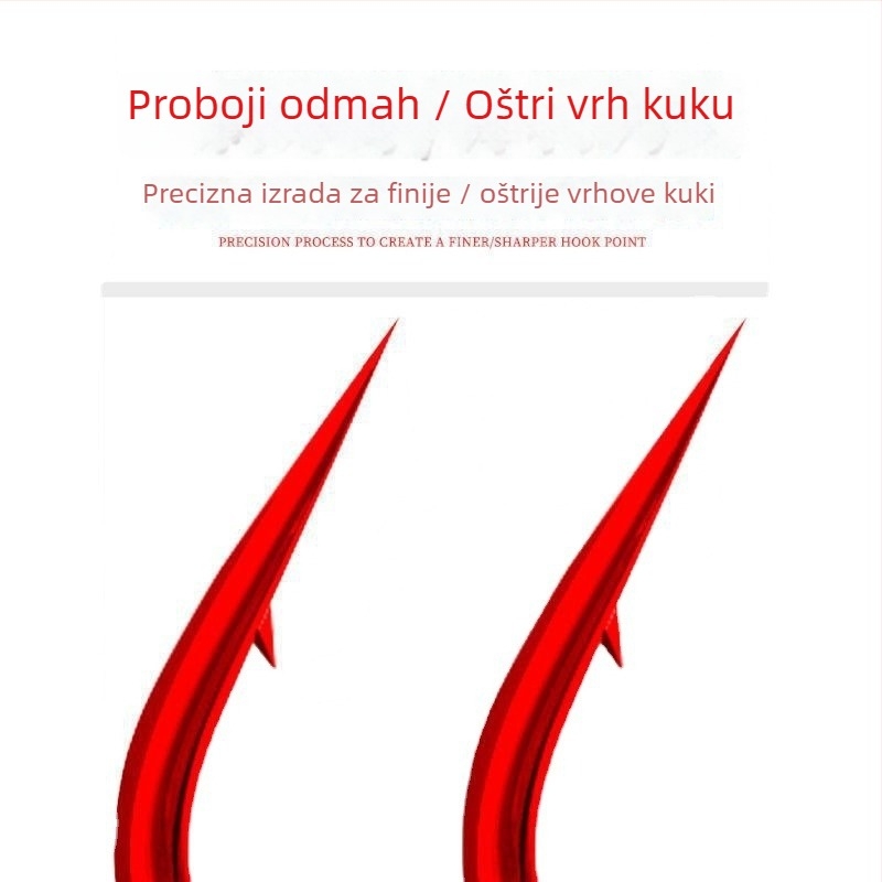 Kuka s bodljom – Hunter Fishing Gear; za ribolov u rezervoaru; kutija od 100 kom.