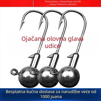 Olovni ribarski kuk s unutarnjim savijanjem, oštrim vrhom i olovnim teretom za morski obalni ribolov (bez bodlja) – Podrijetlo Hebei