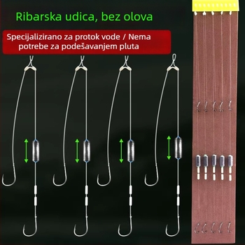 Dvostruko udice za ribolov, bez bodlja, 100 komada, za ribolov na oceanu