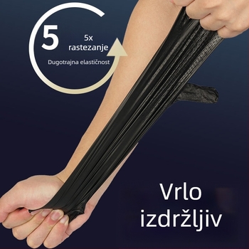 Jednokratne nitrilne rukavice za zaštitu ruku – otporne na ulje i prljavštinu, za industriju i auto popravak