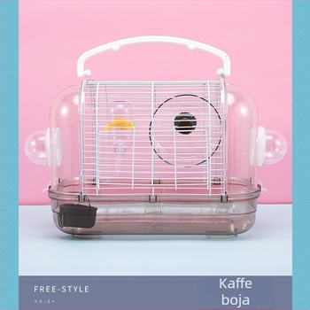 Kavez za hamstera - japanskog stila prijenosna vila, plastični materijal, marka Pet Boer, porijeklo Taizhou Zhejiang, za sve sezone