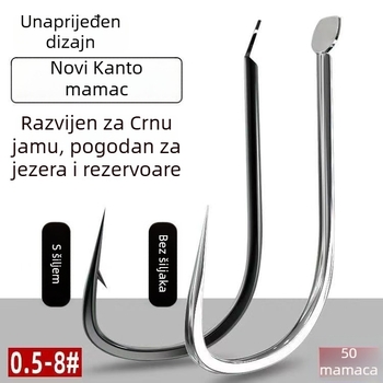 Guandong ribolovne udice – masovno pakiranje 100000 kom., za velike ribe, pogodne za rezervoare, obične ribarske udice