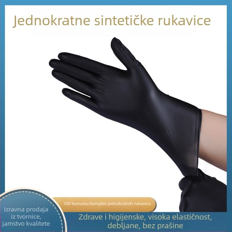 Jednokratne rukavice, duljina 24 cm, debljina 0.5 mm, model 002, za medicinu, kozmetički salon, preradu hrane i proizvodne pogone