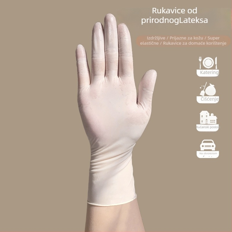 Jednokratne bez praha PVC rukavice, protuklizne (Pakiranje: 200 kom; Bruto težina: 0,092 kg; Broj: 20)