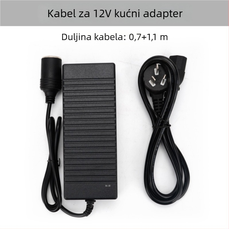 DC-12V/24V pretvarač s releom i stezaljkom za kabel za automobilsku pumpu zraka