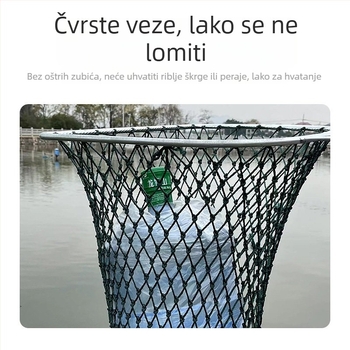 Željezna drška i mreža za ribolov s plosnatim glavom za akvakulturu – Marka: Fishing Tackle – Oprema za akvarij