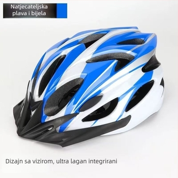 Kaciga za biciklizam, unisex minimalistički dizajn, materijal PC+EPS, lagana, prozračna, prilagodljiva