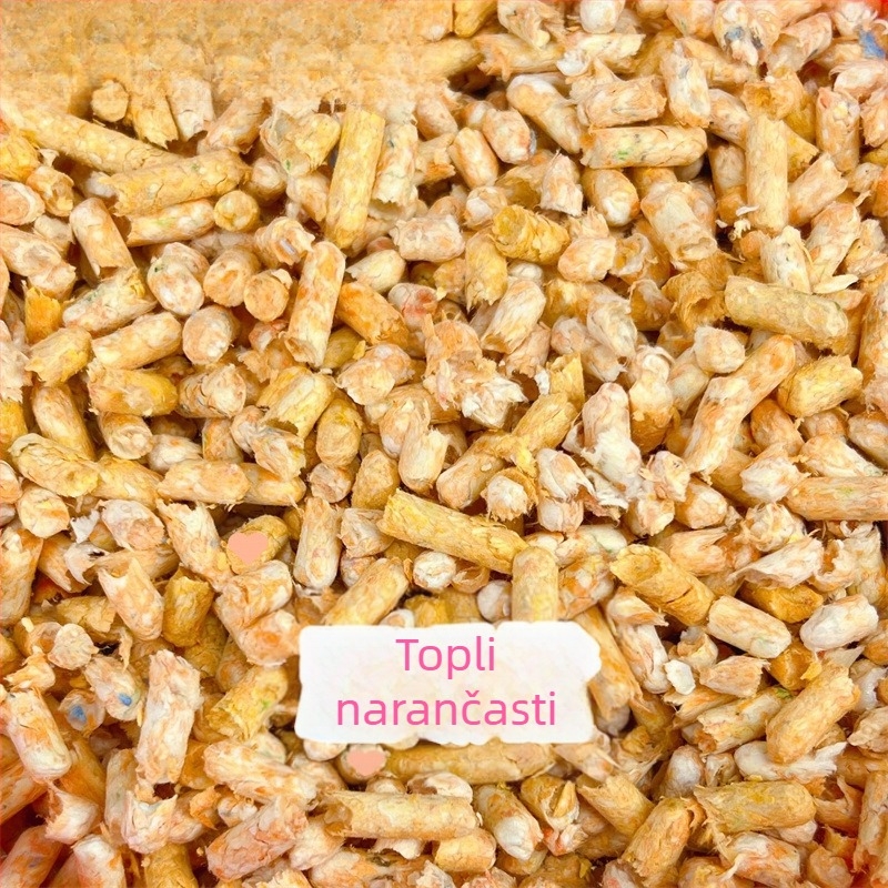 Podloga i ukras za hrčka: upijajuće granule od papirne smjese, dezodorirajuće grančice s cvijećem, bezprašni drveni čips za izgradnju krajolika hrčka – Cooliby