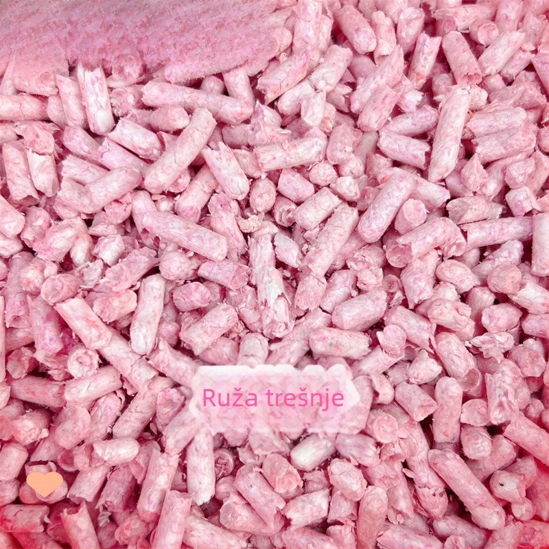 Podloga i ukras za hrčka: upijajuće granule od papirne smjese, dezodorirajuće grančice s cvijećem, bezprašni drveni čips za izgradnju krajolika hrčka – Cooliby