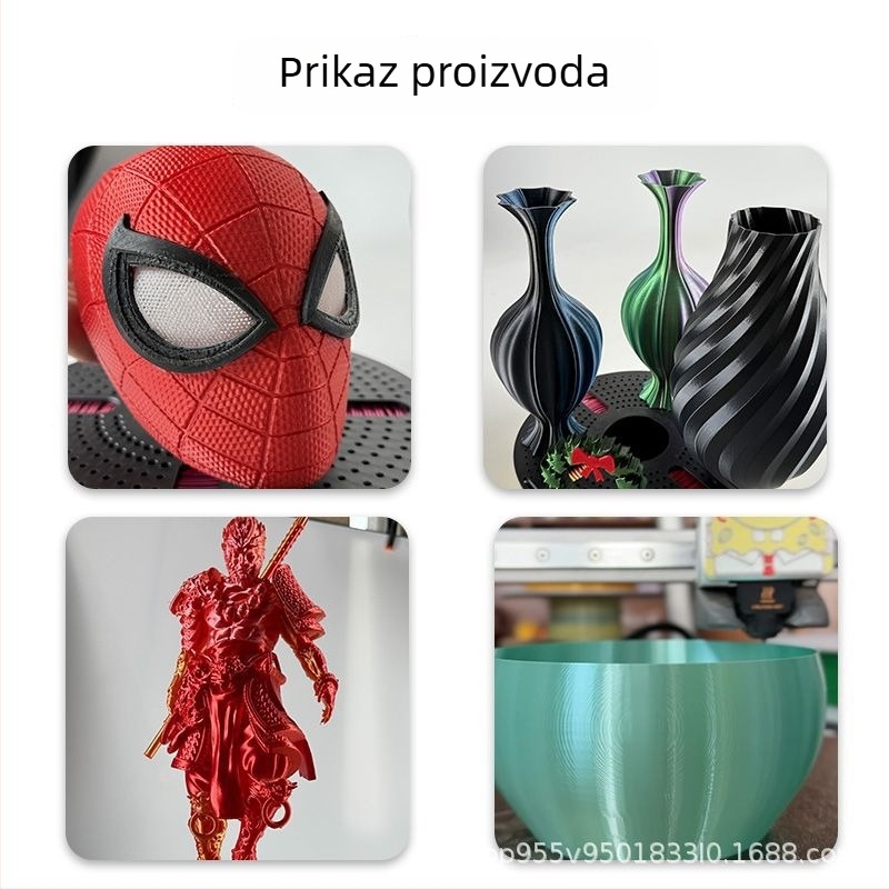 PLA filament za 3D ispis, 1 kg, šifra proizvoda 117, porijeklo Jinhua