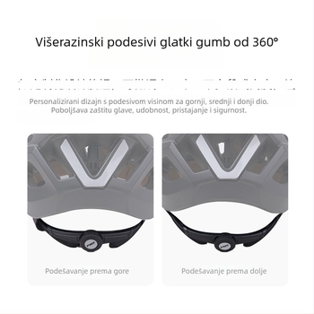Kaciga za biciklizam — jednovoljni dizajn, sa zaštitnim naočalama, EPS materijal, unisex, polu kaciga za bicikl