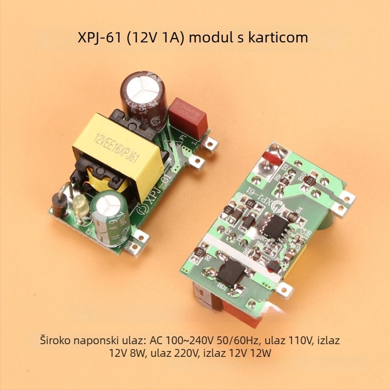 Izolirani modul napajanja s više izlaza: 12V 1A, 5V 2.4A, 24V 0.5A