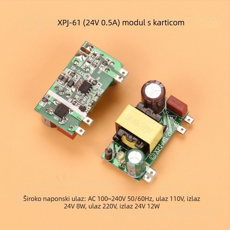 Izolirani modul napajanja s više izlaza: 12V 1A, 5V 2.4A, 24V 0.5A
