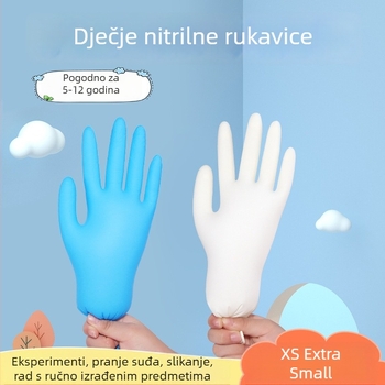 Jednokratne nitrilne rukavice za djecu, za tie-dye umjetnost i grafite, protiv prljavštine