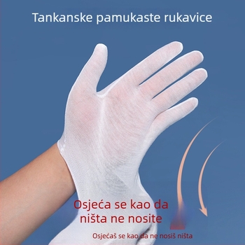 Jednokratna podloga za rukavice, ultra tanka i prozračna, pamučna osnova