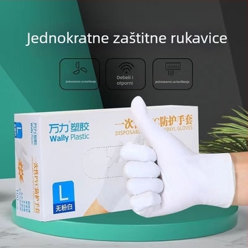 Jednokratne rukavice, nitril-PVC kompozit, visoka elastičnost, vodootporne i otporne na ulje, za kozmetičke salone i preradu hrane