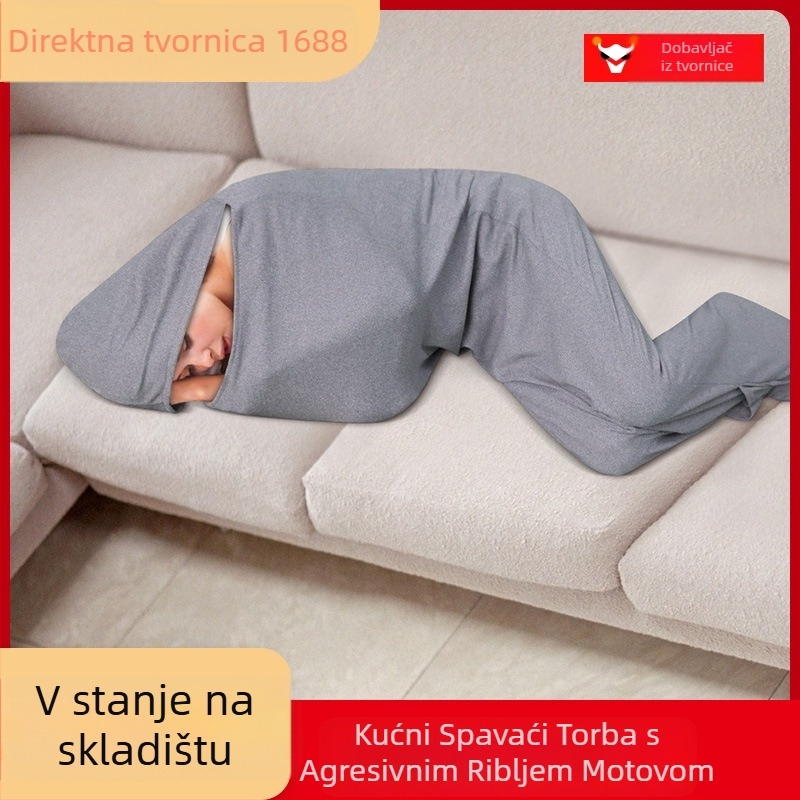 SINDAX kamp spavaća vreća bez punila, ultra tanki, konstrukcija omotnica, materijal: poliester, težina 580 g