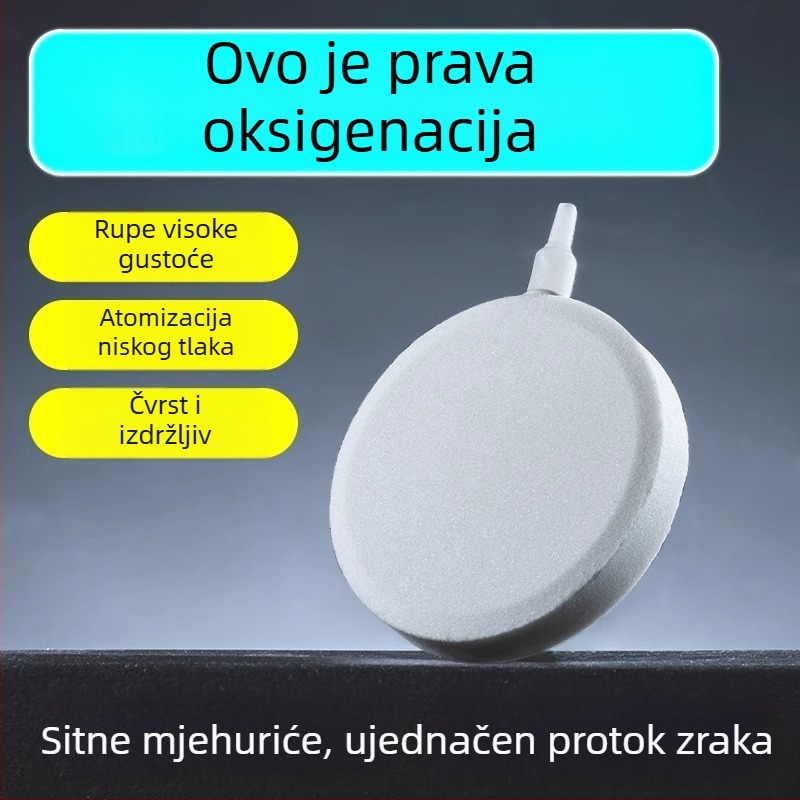 Dodatna oprema za oksigeniranje akvarija – Niskotlačni Nano zračni disk, Bubble Stone, zračni kamen i disk za atomizaciju