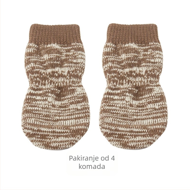 Čarape za pse - prugasti uzorak, sve sezone, casual stil, univerzalna primjena