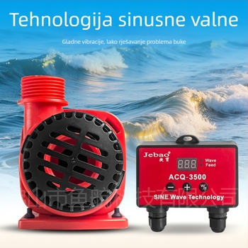 Jebao potopna pumpa za ribnjake – inteligentna regulacija frekvencije, tiho rada, protiv začepljenja, težina 3 kg, 1 godina jamstva
