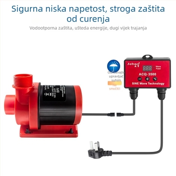 Jebao potopna pumpa za ribnjake – inteligentna regulacija frekvencije, tiho rada, protiv začepljenja, težina 3 kg, 1 godina jamstva