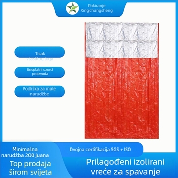 Vanjski vreća za spavanje s toplinsko-refleksijskom izolacijom za kampiranje — marka Xing Chang Sheng, porijeklo Shenzhen, kategorija Survival Tools, na skladištu/po narudžbi
