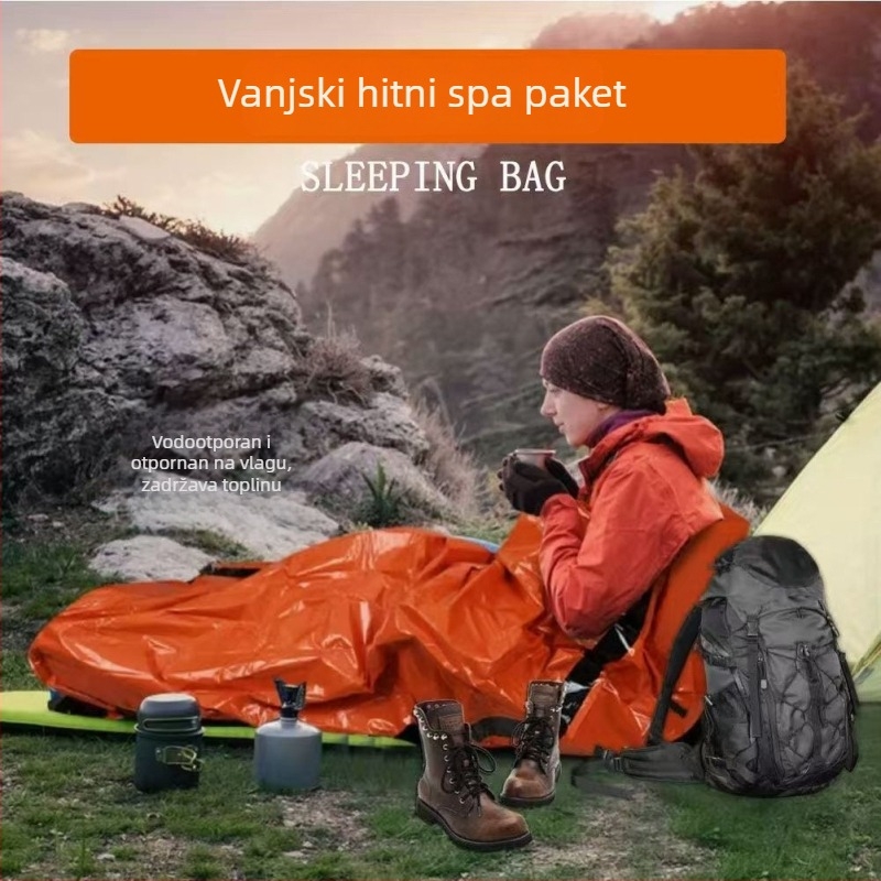 Vanjski vreća za spavanje s toplinsko-refleksijskom izolacijom za kampiranje — marka Xing Chang Sheng, porijeklo Shenzhen, kategorija Survival Tools, na skladištu/po narudžbi