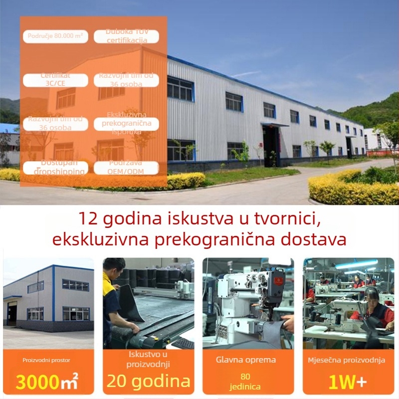 Lanxiang automobilska električna deka za kampiranje, 12V, 51W, Visoko/Nisko grijanje, Model TT180X150-5X, Za dvoje