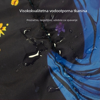 Dječji vreća za spavanje za kampiranje s punilom od šuplje pamuka, podstava Arctic fleece, dizajn u stilu omotnice