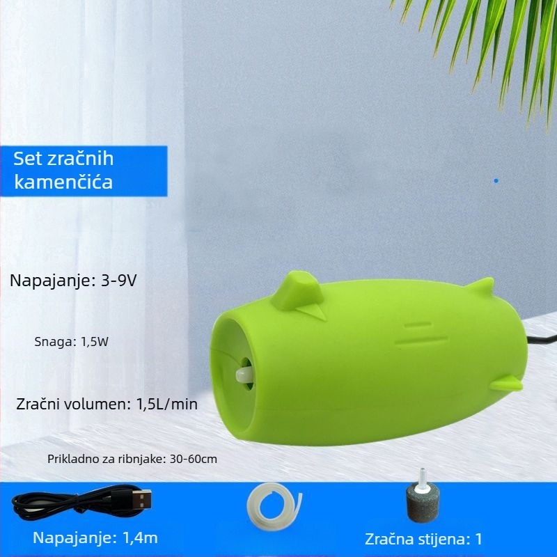 Pumpa za kisik za akvarij, Nano disk kisika, Tiho djelovanje, Diffuzor zraka