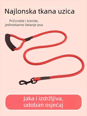 Povodac za psa - poliester, jednoslojni povodac, lanac i uzica za kućne ljubimce