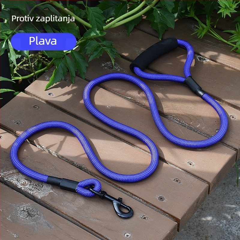 Povodac za psa - poliester, jednoslojni povodac, lanac i uzica za kućne ljubimce