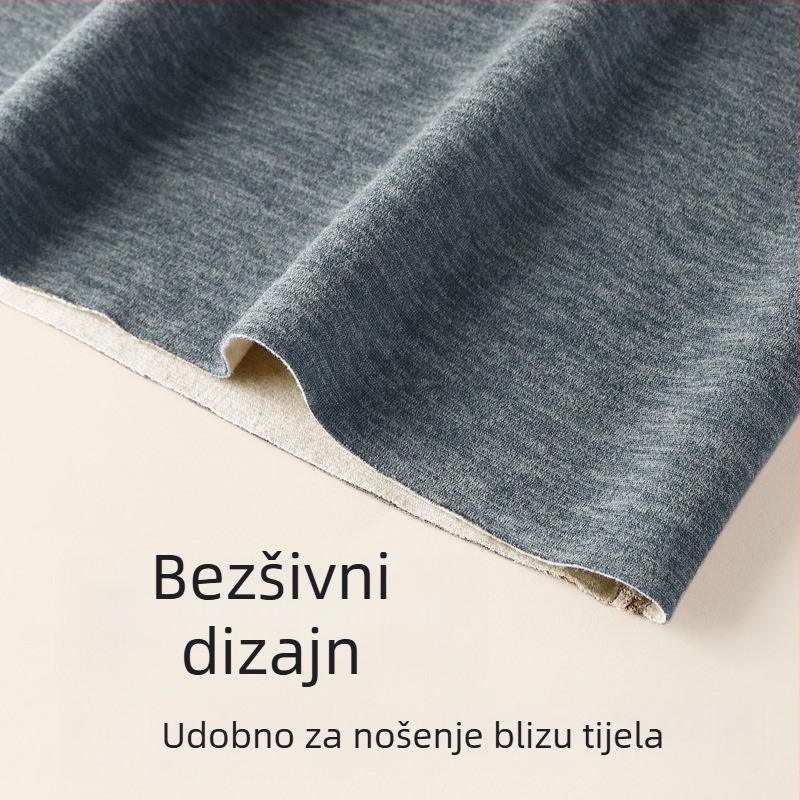 Muška termalna vesta s fleece podstavom, kapucija, V-izrez, osnovni sloj, 70–80% poliester, 251–300 g/m2