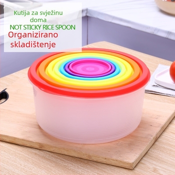 Kutija za čuvanje hrane, kvadratnog oblika, PP materijal, toplinski otporna, mikrovalna pećnica kompatibilna, kapacitet 800–1000 ml